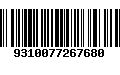 Código de Barras 9310077267680