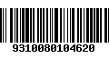 Código de Barras 9310080104620