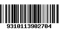 Código de Barras 9310113902704