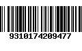 Código de Barras 9310174209477