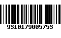 Código de Barras 9310179005753