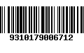 Código de Barras 9310179006712