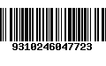 Código de Barras 9310246047723