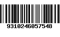 Código de Barras 9310246057548