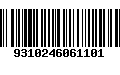 Código de Barras 9310246061101