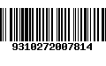 Código de Barras 9310272007814