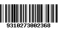 Código de Barras 9310273002368