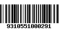 Código de Barras 9310551000291