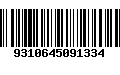 Código de Barras 9310645091334