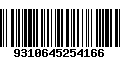 Código de Barras 9310645254166