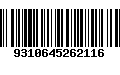 Código de Barras 9310645262116