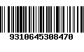 Código de Barras 9310645308470