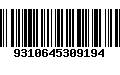 Código de Barras 9310645309194