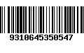 Código de Barras 9310645350547