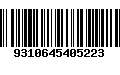 Código de Barras 9310645405223