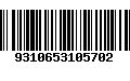 Código de Barras 9310653105702