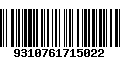 Código de Barras 9310761715022