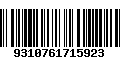 Código de Barras 9310761715923