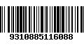 Código de Barras 9310885116088