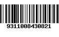 Código de Barras 9311008430821