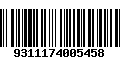 Código de Barras 9311174005458