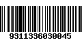 Código de Barras 9311336030045