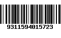 Código de Barras 9311594015723