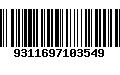 Código de Barras 9311697103549