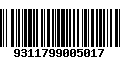 Código de Barras 9311799005017