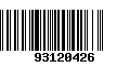 Código de Barras 93120426