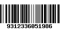 Código de Barras 9312336051986