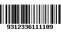 Código de Barras 9312336111109