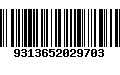 Código de Barras 9313652029703