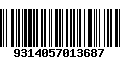 Código de Barras 9314057013687