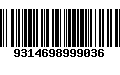 Código de Barras 9314698999036