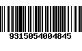 Código de Barras 9315054004845