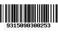 Código de Barras 9315090300253