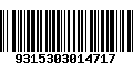 Código de Barras 9315303014717