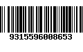 Código de Barras 9315596008653