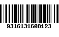 Código de Barras 9316131608123