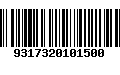 Código de Barras 9317320101500