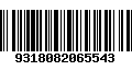 Código de Barras 9318082065543