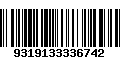 Código de Barras 9319133336742