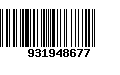 Código de Barras 931948677