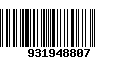 Código de Barras 931948807