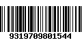 Código de Barras 9319709801544