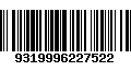 Código de Barras 9319996227522