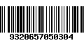 Código de Barras 9320657050304