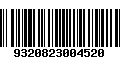 Código de Barras 9320823004520