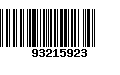 Código de Barras 93215923